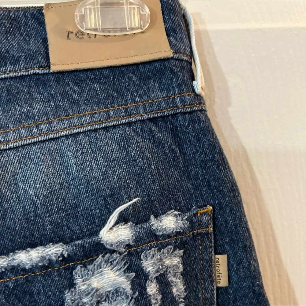 Patchwork Denim Jeans - image 5